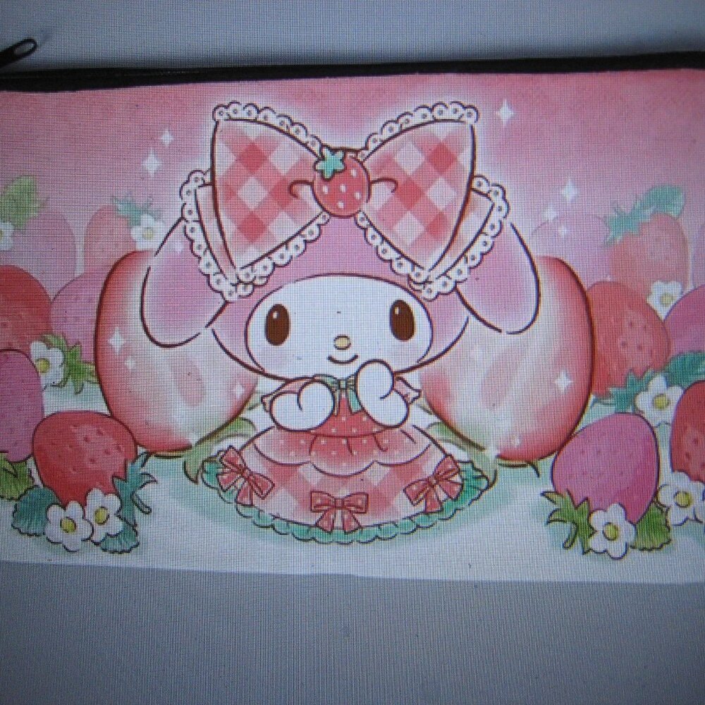 Sanrio My Melody Strawberries Large Pouch